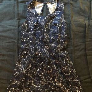 Glow in dark constellation/star dress